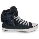 Converse  CHUCK TAYLOR ALL STAR FOLD OVER  Nero -  Sneakers alte Donna - 2