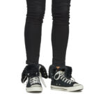 Converse  CHUCK TAYLOR ALL STAR FOLD OVER  Nero -  Sneakers alte Donna - 8