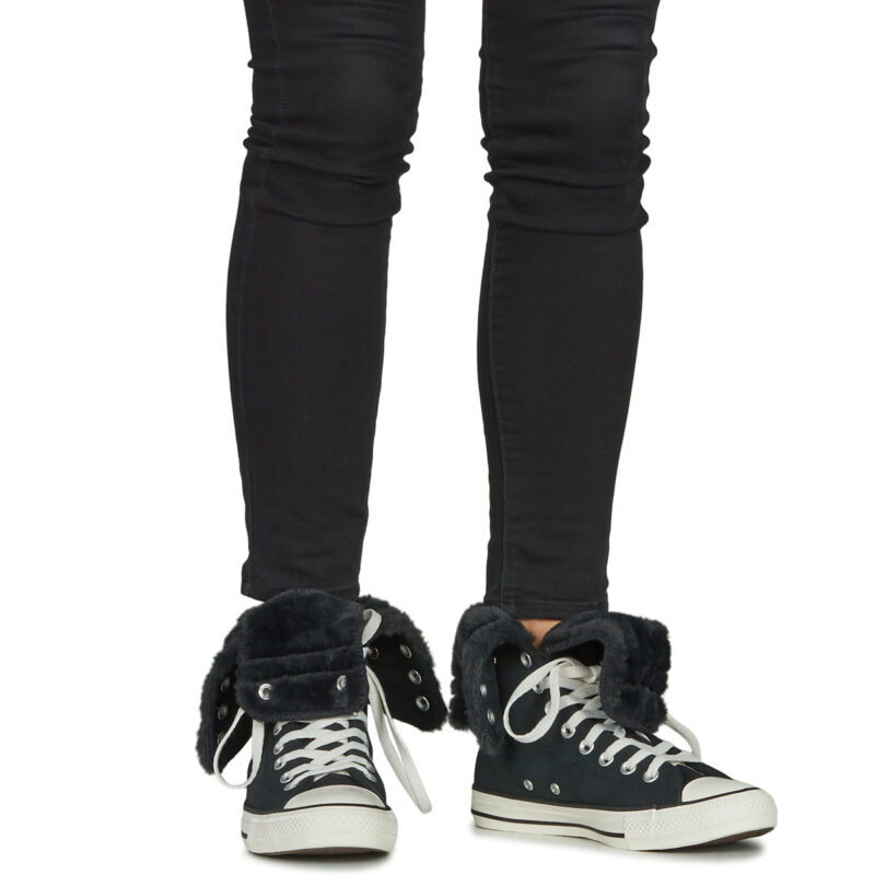 Converse  CHUCK TAYLOR ALL STAR FOLD OVER  Nero -  Sneakers alte Donna - 8