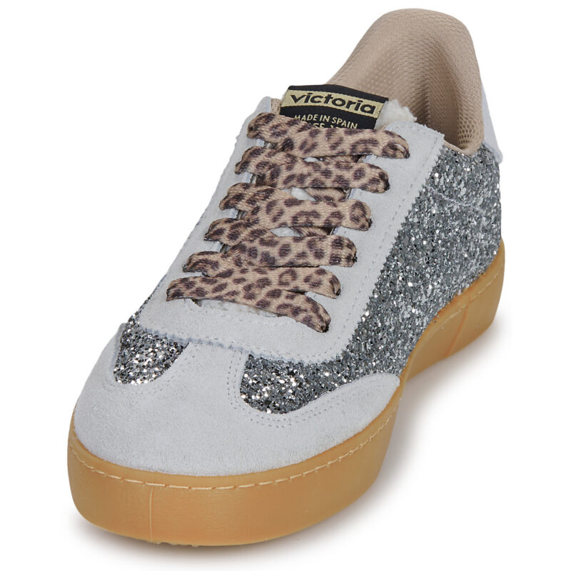 Victoria  BERLIN CICLISTA GLITTER  Argento -  Sneakers basse Donna - 3