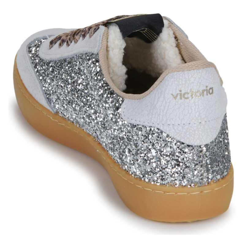 Victoria  BERLIN CICLISTA GLITTER  Argento -  Sneakers basse Donna - 5
