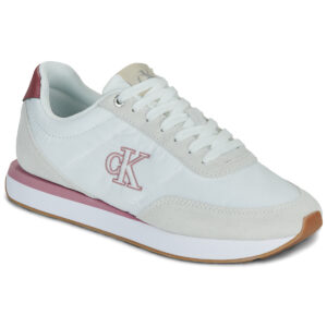 Calvin Klein Jeans  RETRO RUNNER ESS MIX MAT  Bianco -  Sneakers basse Donna