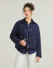 Giubbotto Tommy Hilfiger PADDED FLAG QUILTED JACKET Marine - Giubbotti Donna - 2
