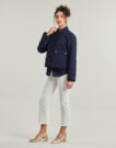 Giubbotto Tommy Hilfiger PADDED FLAG QUILTED JACKET Marine - Giubbotti Donna - 3