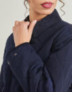 Giubbotto Tommy Hilfiger PADDED FLAG QUILTED JACKET Marine - Giubbotti Donna - 5