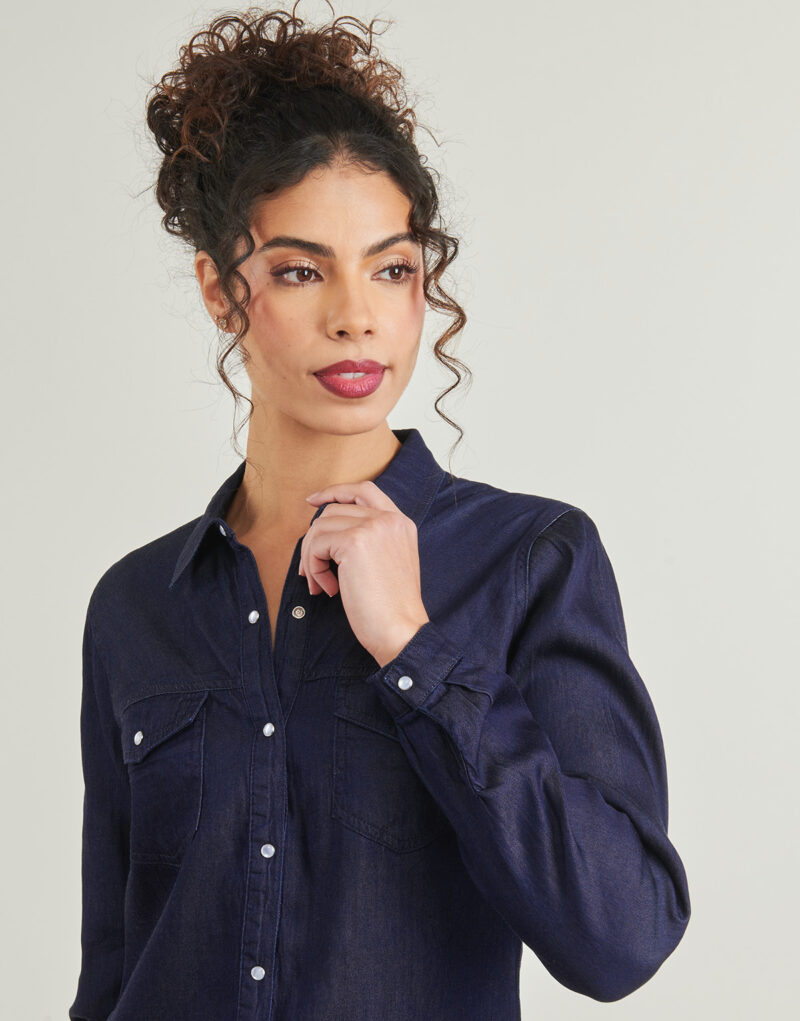 Camicia  Vila  VIBISTA DENIM  Blu -  Camicie Donna - 5