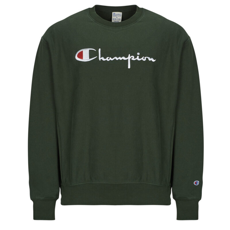 Felpe Champion CREWNECK SWEATSHIRT Verde - Felpe Abbigliamento Donna - 1