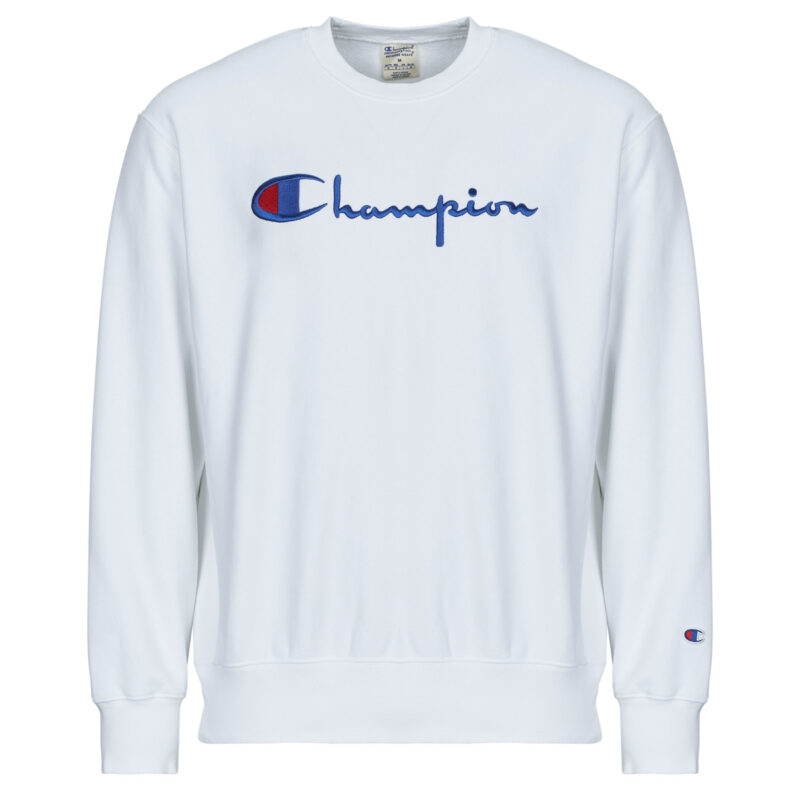 Felpe Champion CREWNECK SWEATSHIRT Bianco - Felpe Abbigliamento Donna - 1