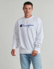 Felpe Champion CREWNECK SWEATSHIRT Bianco - Felpe Abbigliamento Donna - 2
