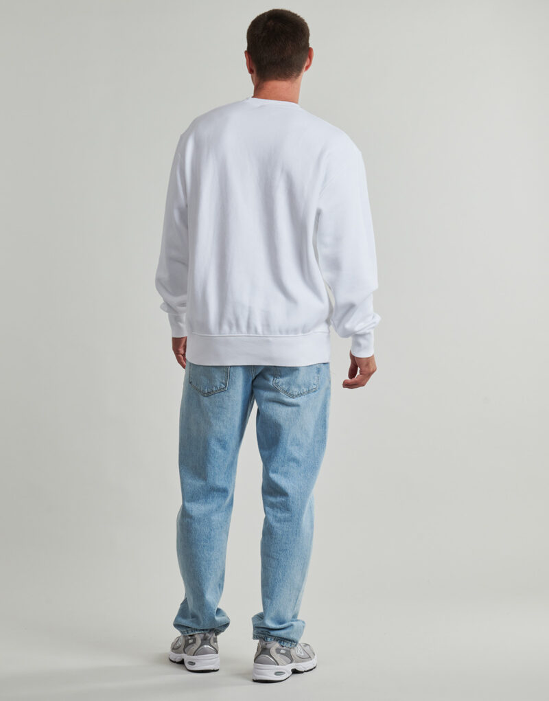 Felpe Champion CREWNECK SWEATSHIRT Bianco - Felpe Abbigliamento Donna - 3