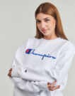 Felpe Champion CREWNECK SWEATSHIRT Bianco - Felpe Abbigliamento Donna - 7