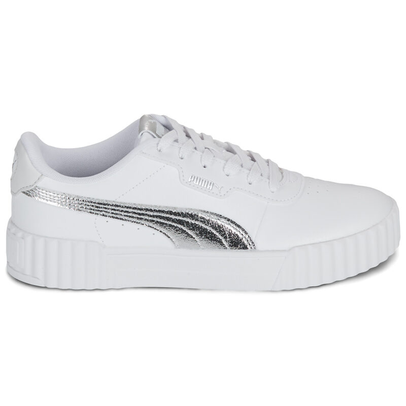 Puma Carina 3,0 Metallic Whisper Bianco Sneakers basse Donna - 2