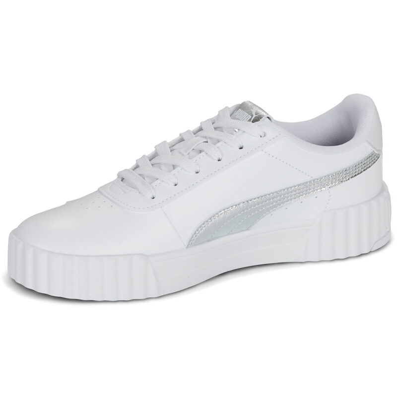 Puma Carina 3,0 Metallic Whisper Bianco Sneakers basse Donna - 4