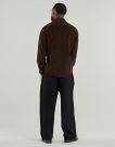 Langarmshirt Selected SLHREGDANNI CORD Braun Langarmshirts Herren - 4