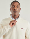Dickies OAKPORT QUARTER ZIP Sweatshirt Weiß Herren Sweatshirts - 5