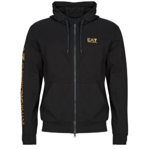 Felpa uomo Emporio Armani EA7  TRAIN LOGO SERIES M HOODIE FZ EXTENDED LOGO CC - TRAIN LOGO SERI  Nero Emporio Armani EA7 8059659253185