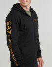Emporio Armani EA7 TRAIN LOGO SERIES M HOODIE FZ EXTENDED LOGO CC - TRAIN LOGO SERI Schwarz Kapuzenpullover Herren - 5