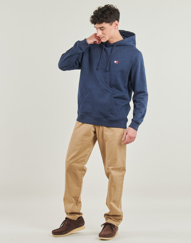 Felpe con cappuccio Tommy Jeans TJM REG BADGE HOODIE EXT Blu Felpe con cappuccio Uomo - 3