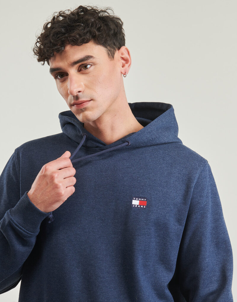 Felpe con cappuccio Tommy Jeans TJM REG BADGE HOODIE EXT Blu Felpe con cappuccio Uomo - 5