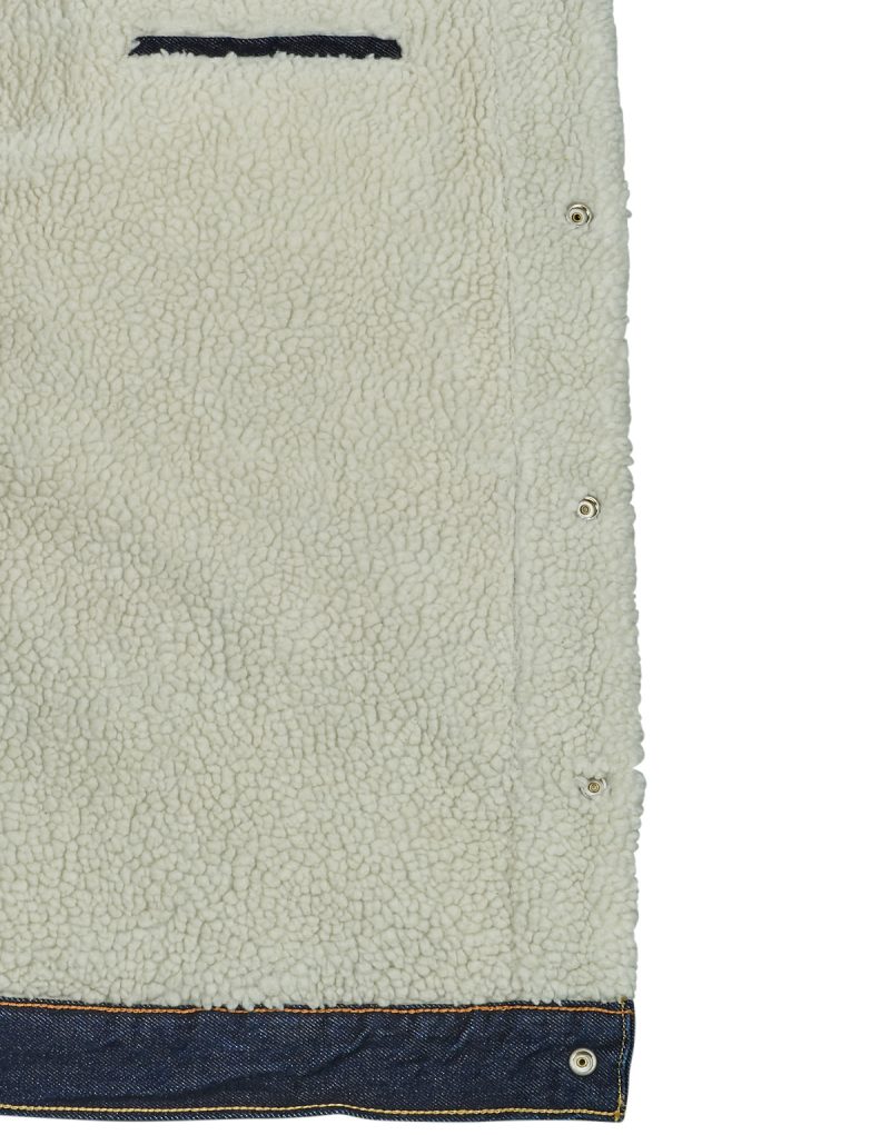 Giacca in jeans Levis TYPE 3 SHERPA TRUCKER Marine Giacche in jeans Uomo - 6