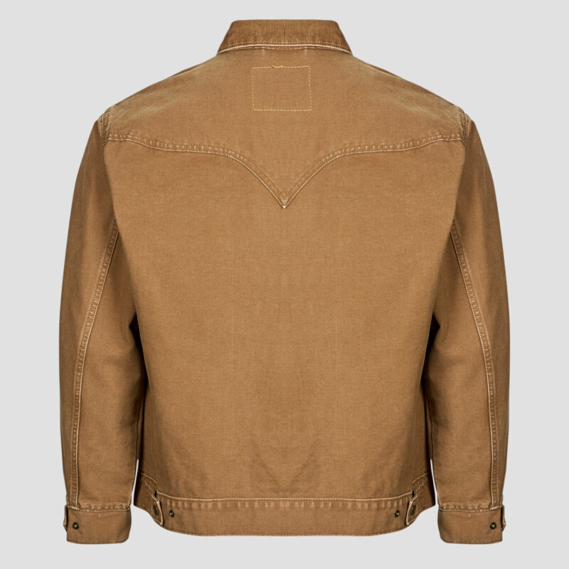 Jeansjacke Levis WESTERN SHORTHORN TRK Braune Herren-Jeansjacken - 6