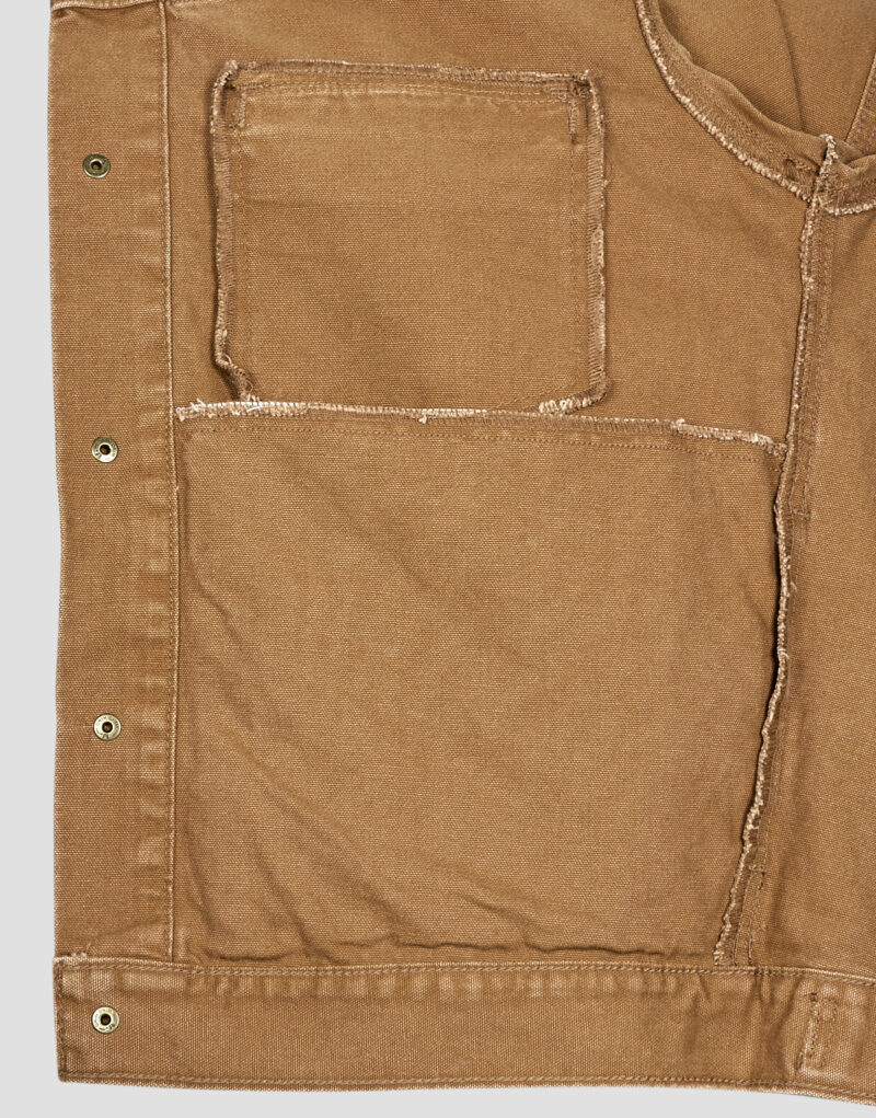 Jeansjacke Levis WESTERN SHORTHORN TRK Braune Herren-Jeansjacken - 7