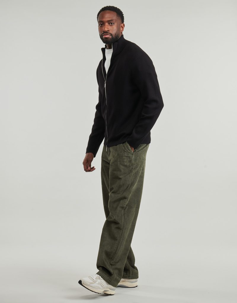 Maglione Selected SLHTELLERFN RELAXED FZ Nero Maglioni Uomo - 3
