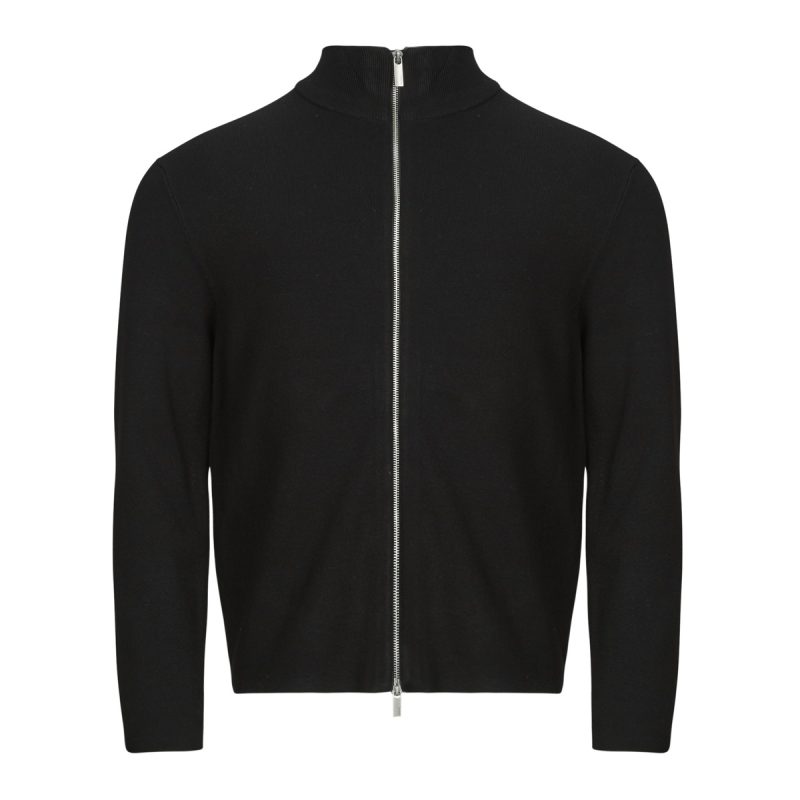 Maglione Selected SLHTELLERFN RELAXED FZ Nero Maglioni Uomo - 1