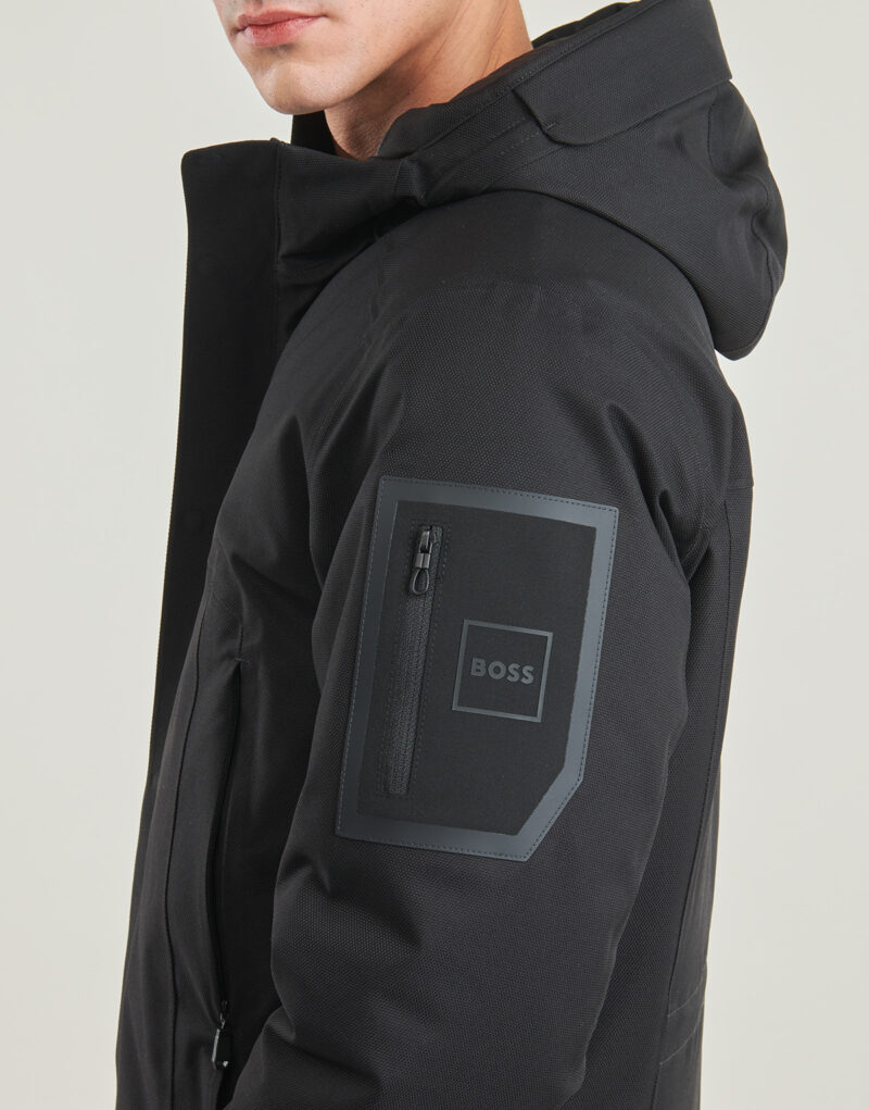 Parka BOSS OW_Hexatech Parka Noire Homme - 5