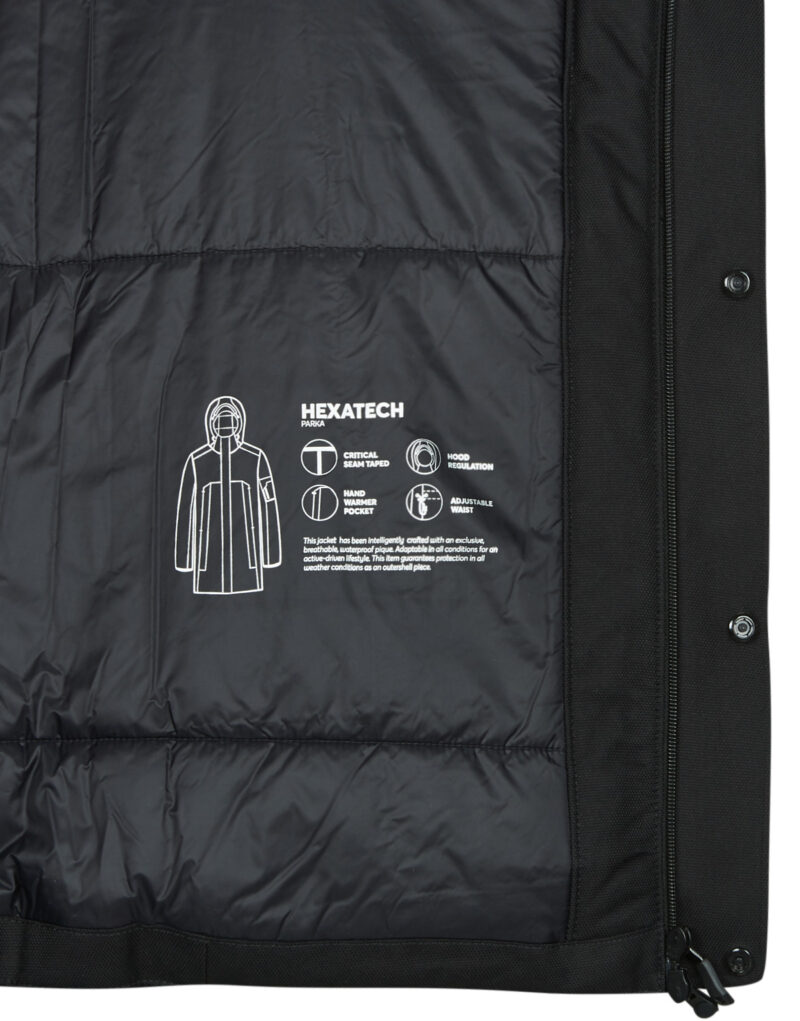 Parka BOSS OW_Hexatech Parka Noire Homme - 6
