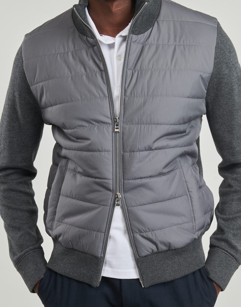BOSS H-Hernesto Daunenjacke Grau Herren Daunenjacken - Gr&ouml;&szlig;e 5