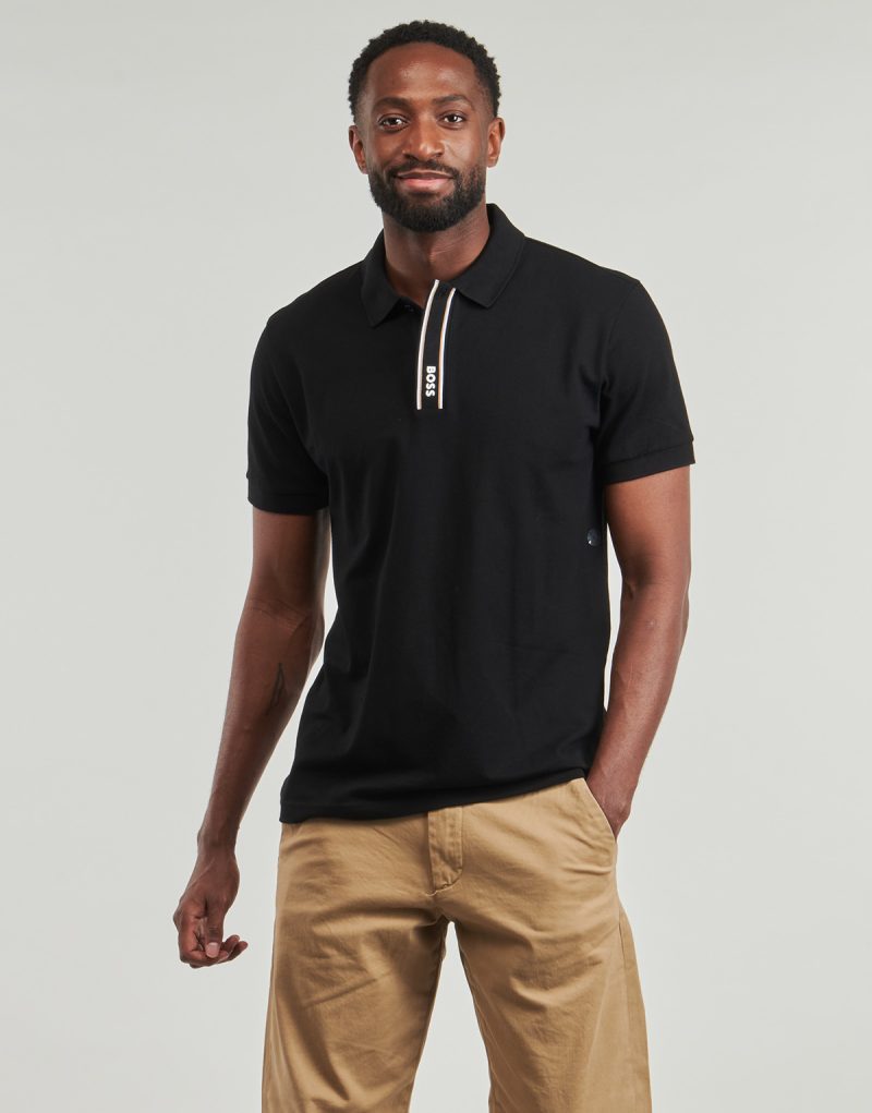 Polo BOSS PL_Paddy GOC Nero Polo Uomo - 2