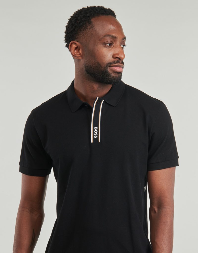 Polo BOSS PL_Paddy GOC Nero Polo Uomo - 5