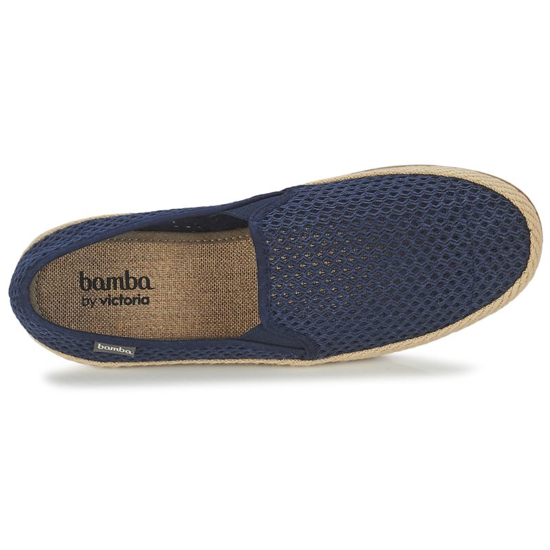 Bamba By Victoria COPETE ELASTICO REJILLA TRENZA Blu Espadrillas Uomo - 6