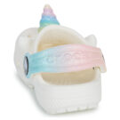 Crocs Classic IAM Rainbow UnicornCgT Beige Sabots Enfant - 5