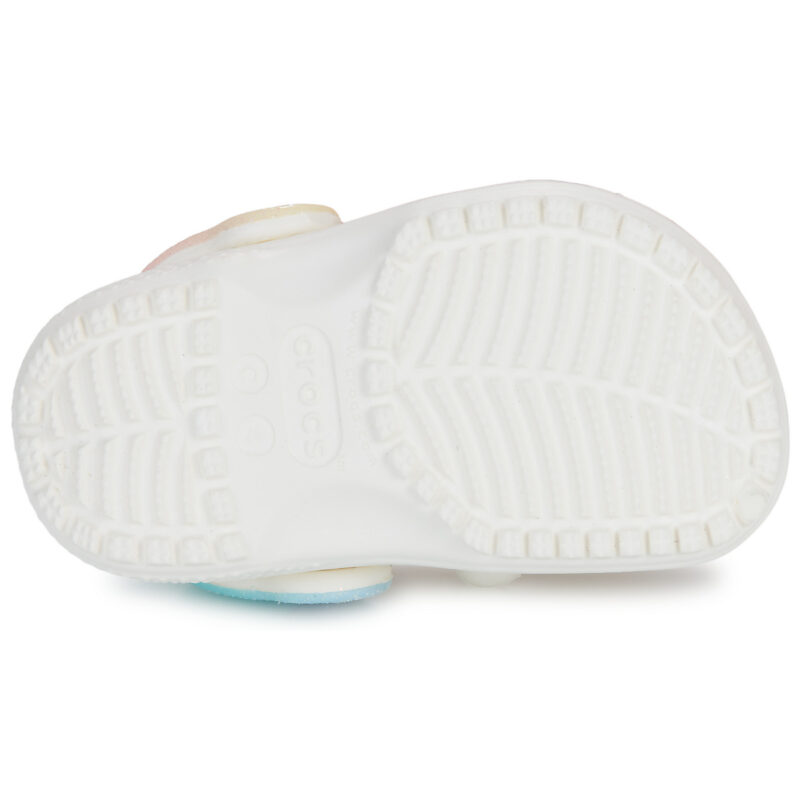 Crocs Classic IAM Rainbow UnicornCgT Beige Sabots Enfant - 7