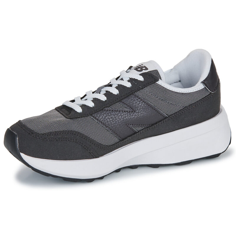 New Balance 370 Nero Sneakers Bambino - 4