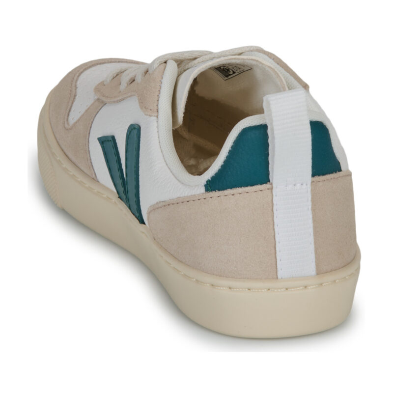 Veja Kleine wei&szlig;e V-10-Sneaker f&uuml;r Kinder - Gr&ouml;&szlig;e 5