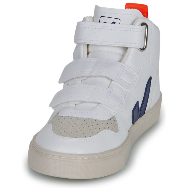 Veja SMALL V-10 MID Bianco Sneakers Bambino - 3