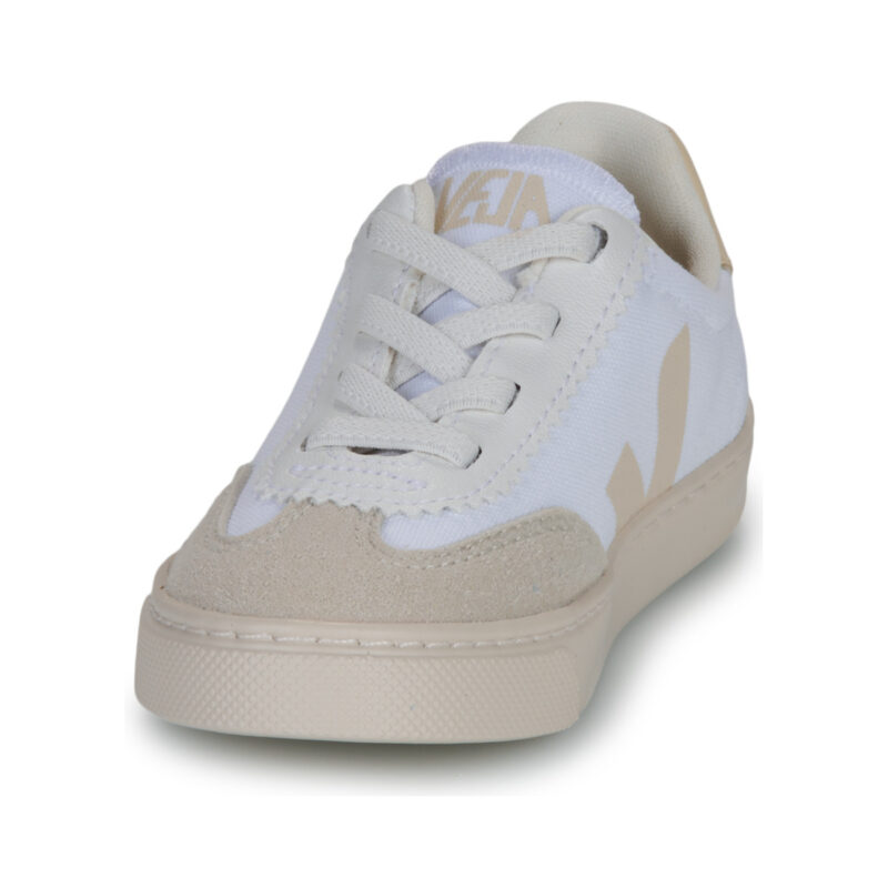 Veja Kleine wei&szlig;e Volleyball-Sneaker f&uuml;r Kinder - Gr&ouml;&szlig;e 3