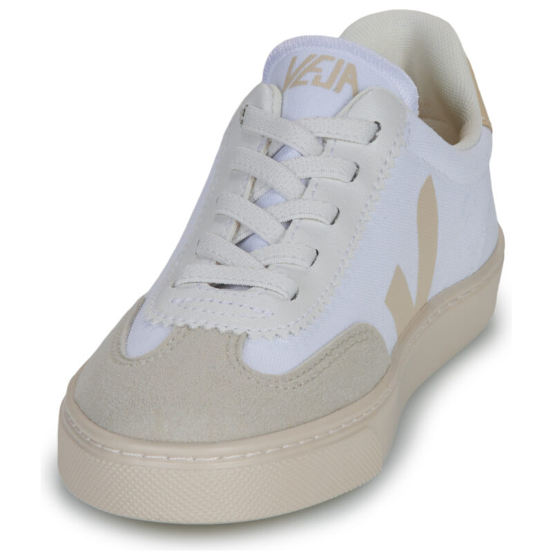 Veja Kleine wei&szlig;e Volleyball-Sneaker f&uuml;r Kinder - Gr&ouml;&szlig;e 3