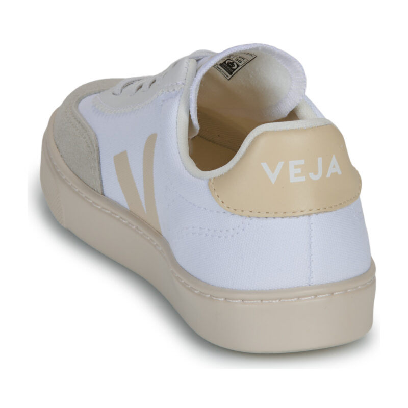 Veja Kleine wei&szlig;e Volleyball-Sneaker f&uuml;r Kinder - Gr&ouml;&szlig;e 5