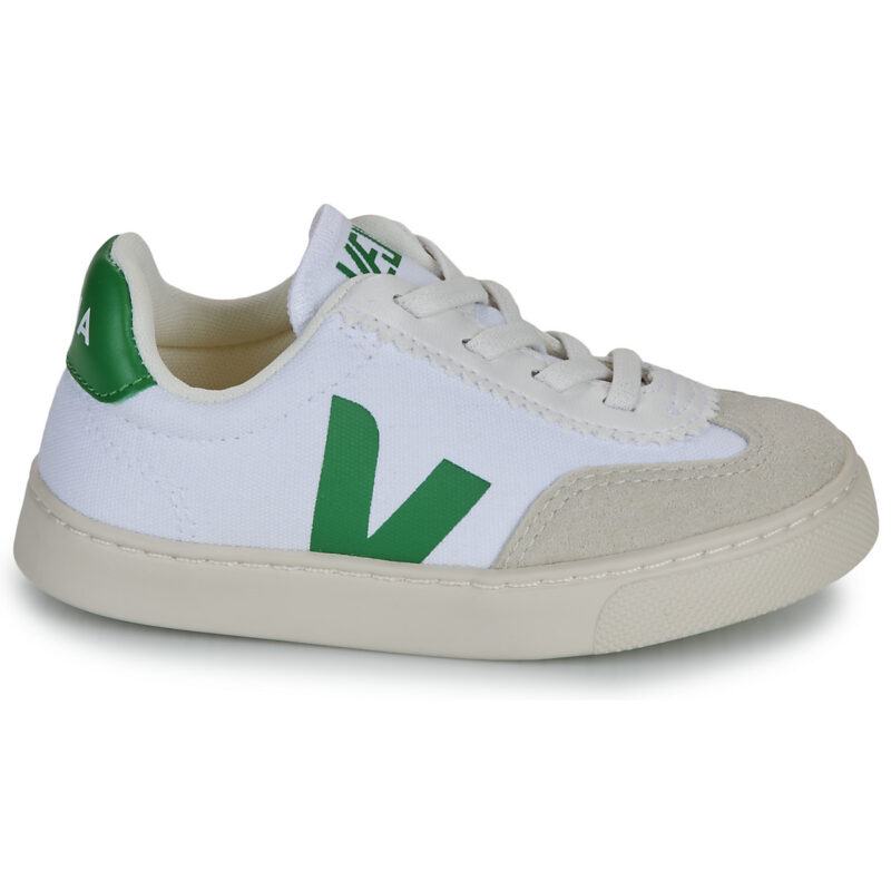 Veja Kleine wei&szlig;e Volleyball-Sneaker f&uuml;r Kinder - Gr&ouml;&szlig;e 2