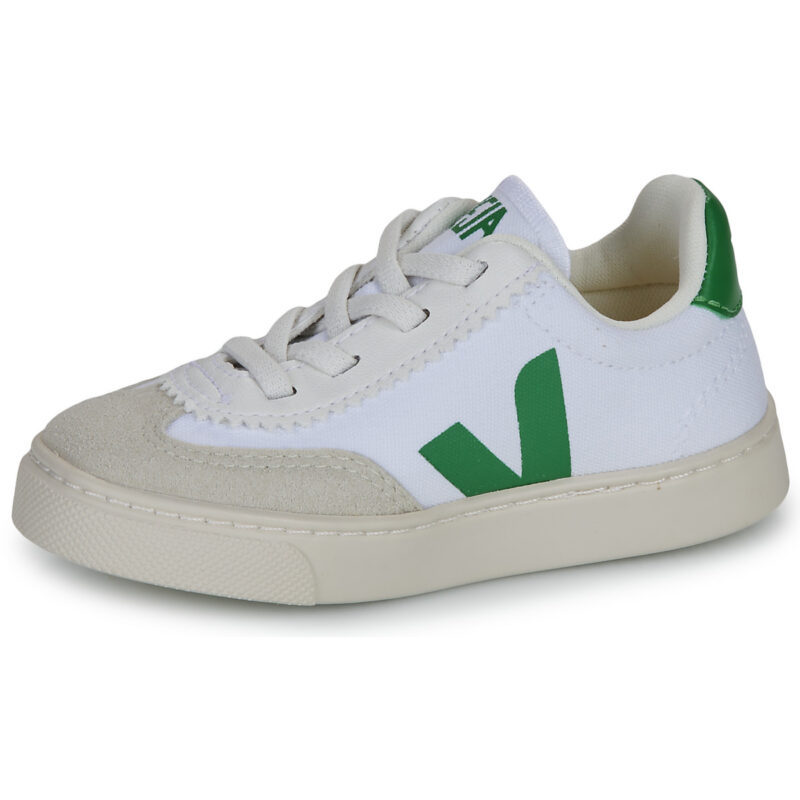 Veja Kleine wei&szlig;e Volleyball-Sneaker f&uuml;r Kinder - Gr&ouml;&szlig;e 4