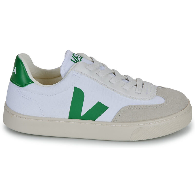 Veja Kleine wei&szlig;e Volleyball-Sneaker f&uuml;r Kinder - Gr&ouml;&szlig;e 2
