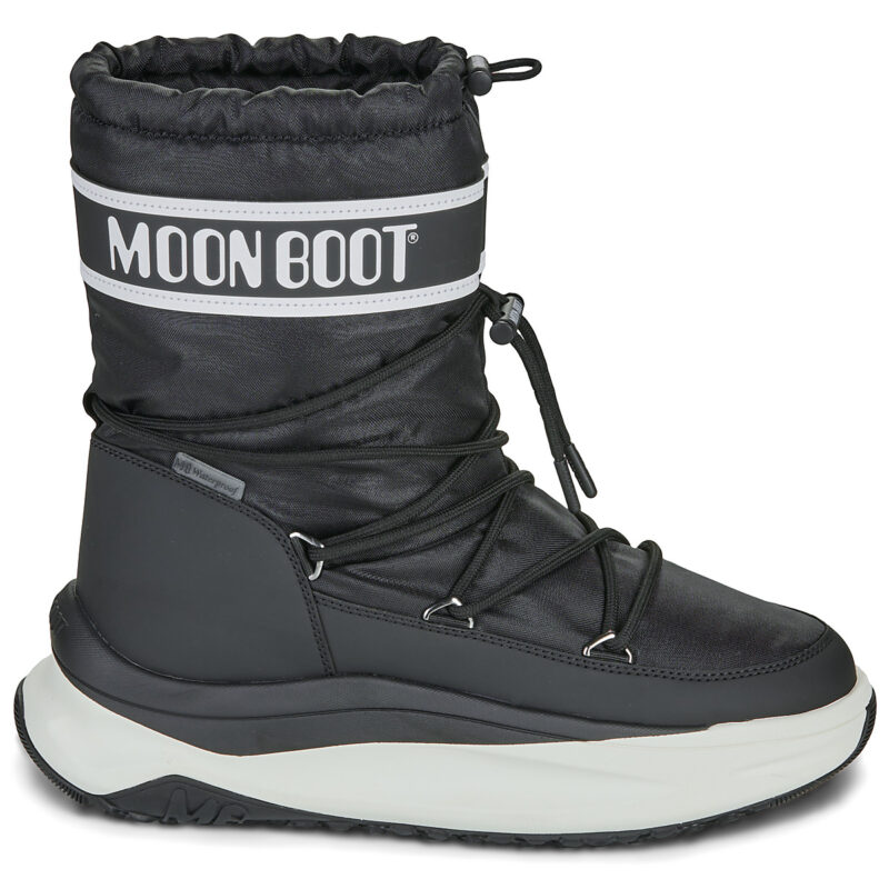 Moon Boot MB MOON247 POLAR WP Schwarze Herren-Schneestiefel - Gr&ouml;&szlig;e 2