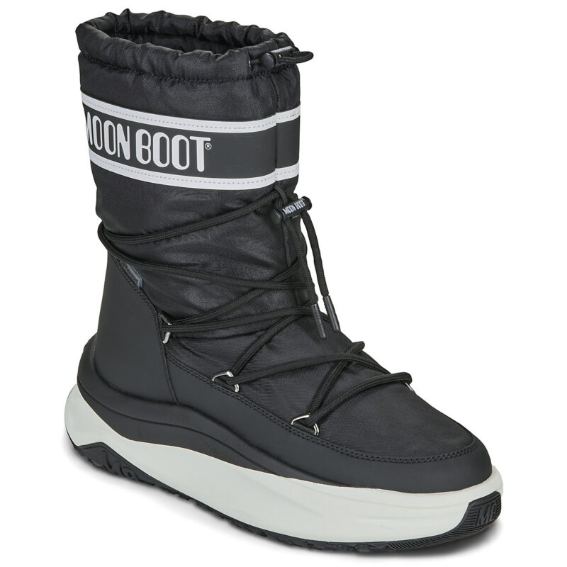 Moon Boot MB MOON247 POLAR WP Schwarze Herren-Schneestiefel - Gr&ouml;&szlig;e 1