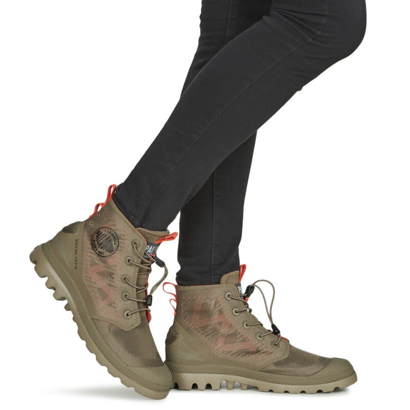 Palladium PAMPA LITE TRAVEL VT Kaki Sneakers alte Uomo - 8