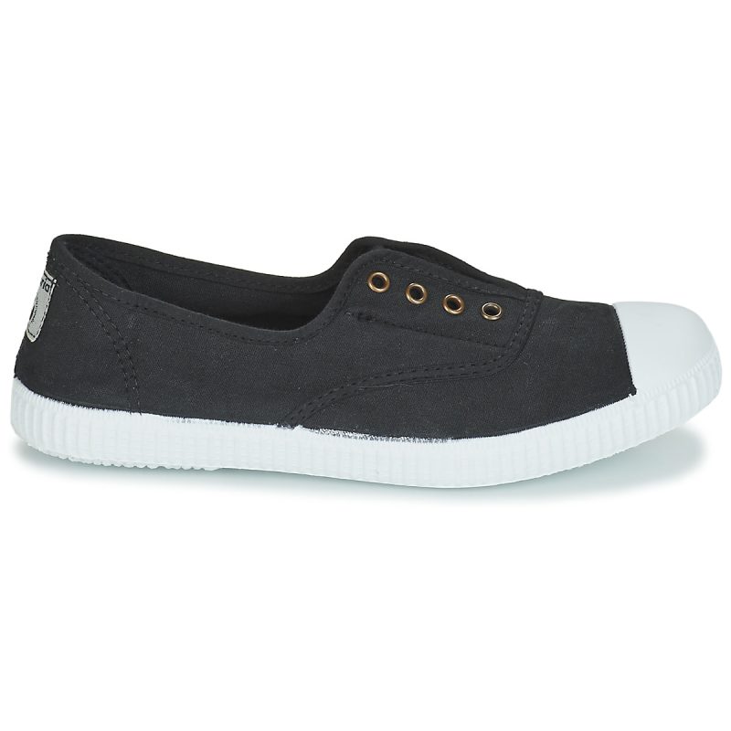 Victoria INGLESA ELASTIC TINTADA Black Low Sneakers Women - 2