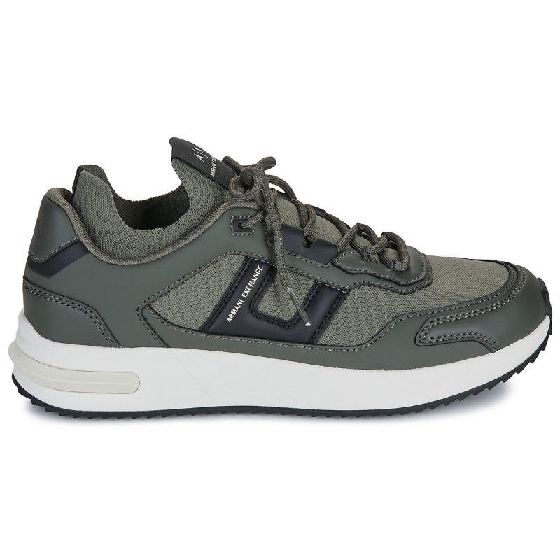 Armani Exchange DUSSELDORF KNIT Kaki Sneakers Uomo - 2
